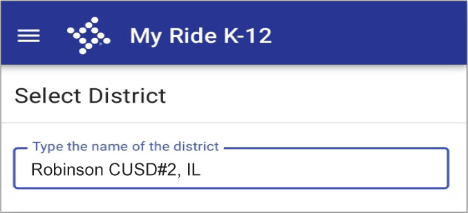 My Ride K-12 Select District